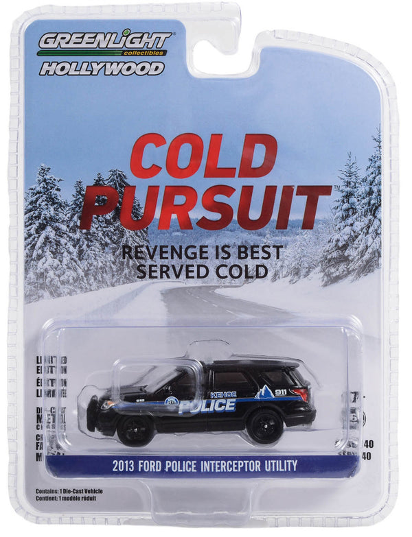 Hollywood 62010F 2013 Ford Police Interceptor Utility Cold Pursuit 1:64 Diecast