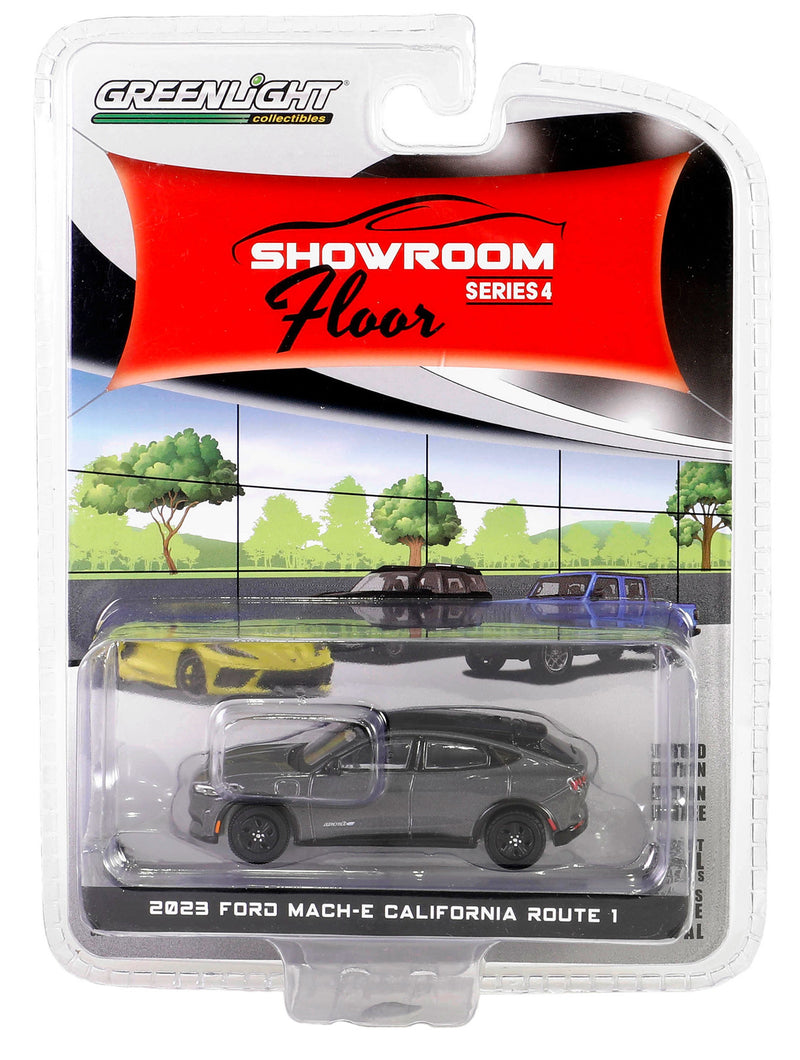 Showroom Floor 68040D 2023 Ford Mustang Mach-E California Route 1 1:64 Diecast