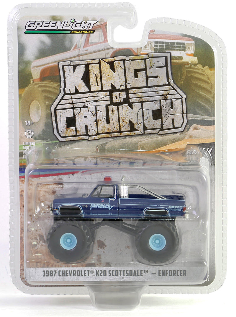 Kings of Crunch Series 14 49140C Enforcer 1987 Chevrolet K20 Scottsdale 1:64 Diecast