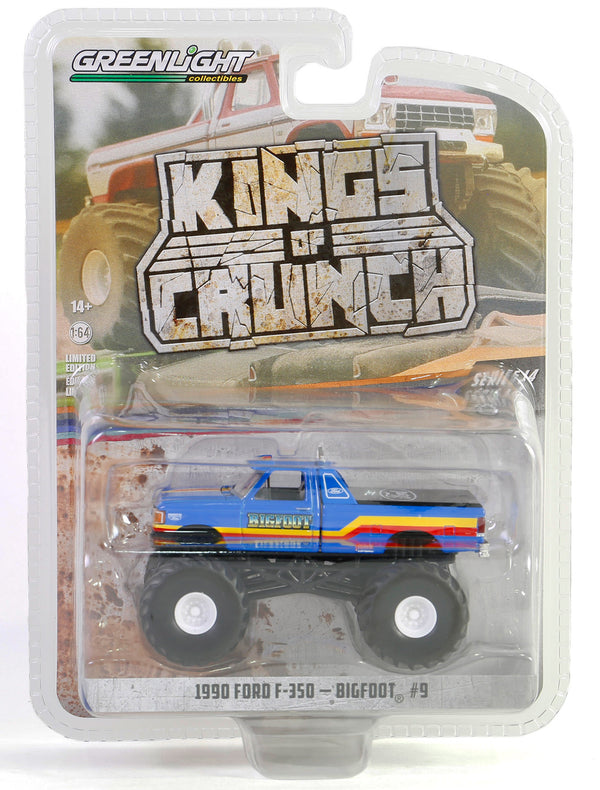Kings of Crunch Series 14 49140D Bigfoot #9 1990 Ford F-350 1:64 Diecast