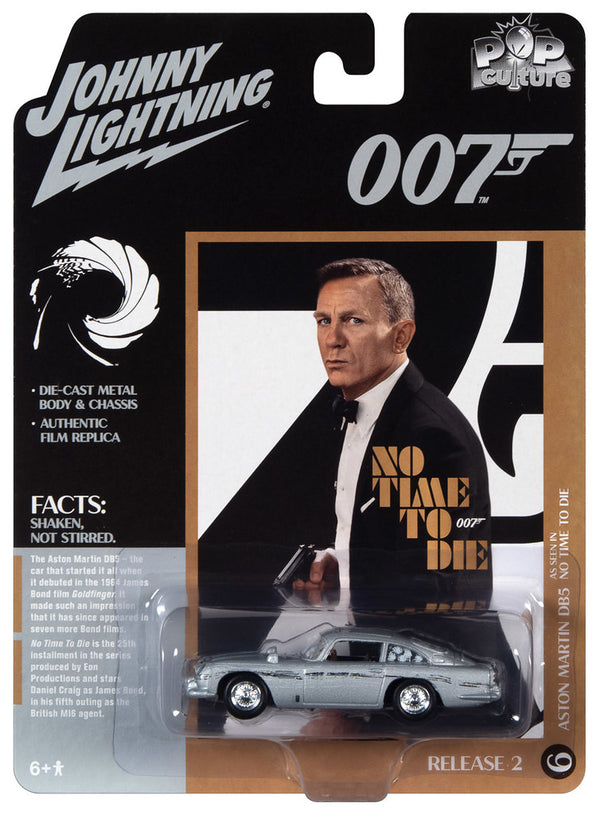 1964 Aston Martin DB5 James Bond Johnny Lightning Pop Culture 1:64 Scale