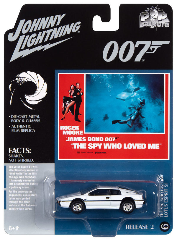 Lotus Esprit S1 James Bond Johnny Lightning Pop Culture 1:64 Scale