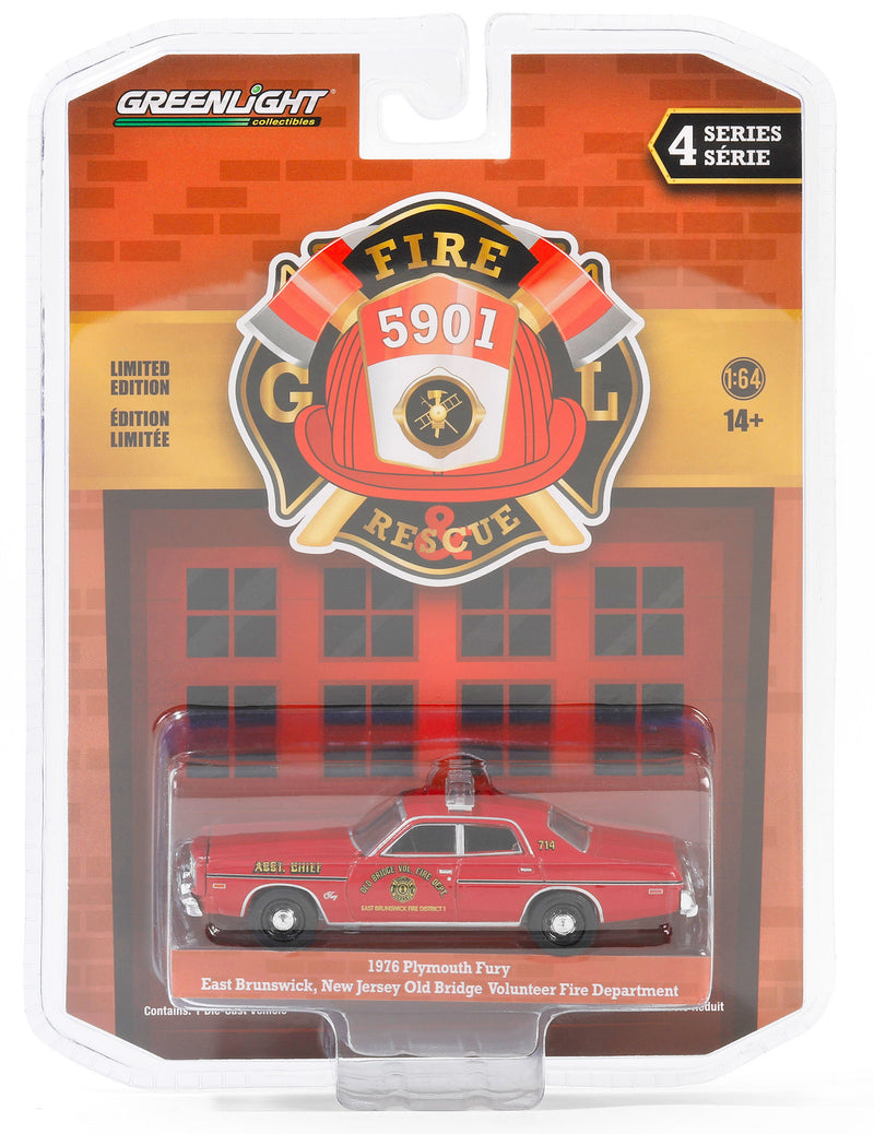 Fire & Rescue 67050-B 1976 Plymouth Fury 1:64 Diecast