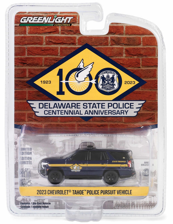 Anniversary Collection 28140F 2023 Chevrolet Tahoe Delaware State Police 1:64 Diecast