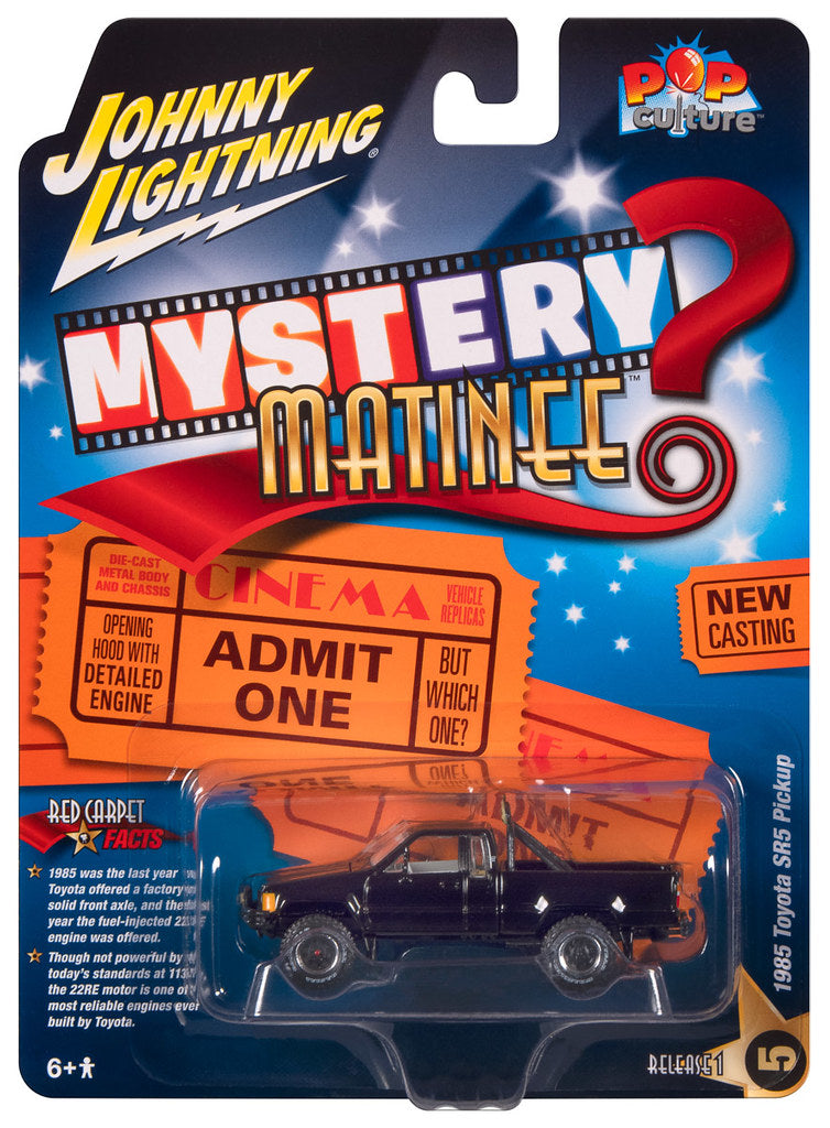 1985 Toyota SR5 Pickup Mystery Matinee Johnny Lightning Pop Culture 1:64 Scale