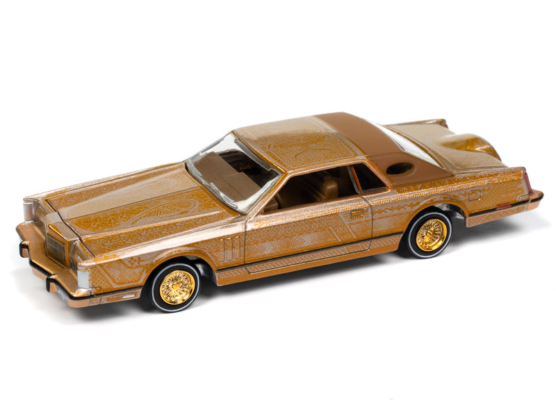 1973 Lincoln Continental Gold Auto World Premium Series 6 1:64 Scale