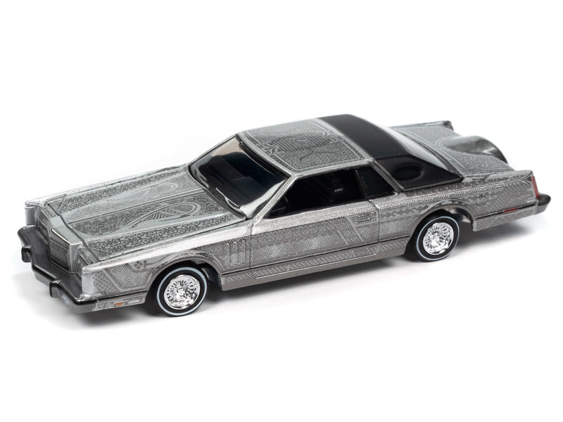 1973 Lincoln Continental Silver Auto World Premium Series 6 1:64 Scale