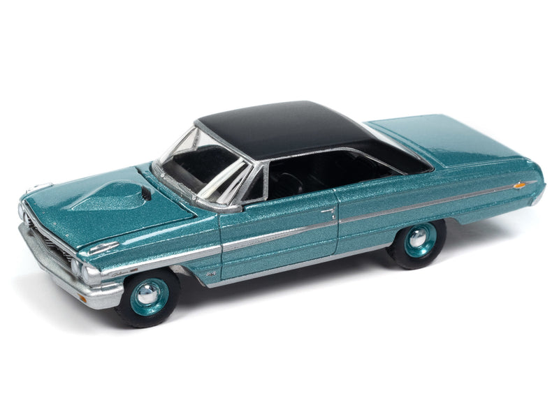 1964 Ford Galaxie 500 Green Auto World Premium Series 6 1:64 Scale