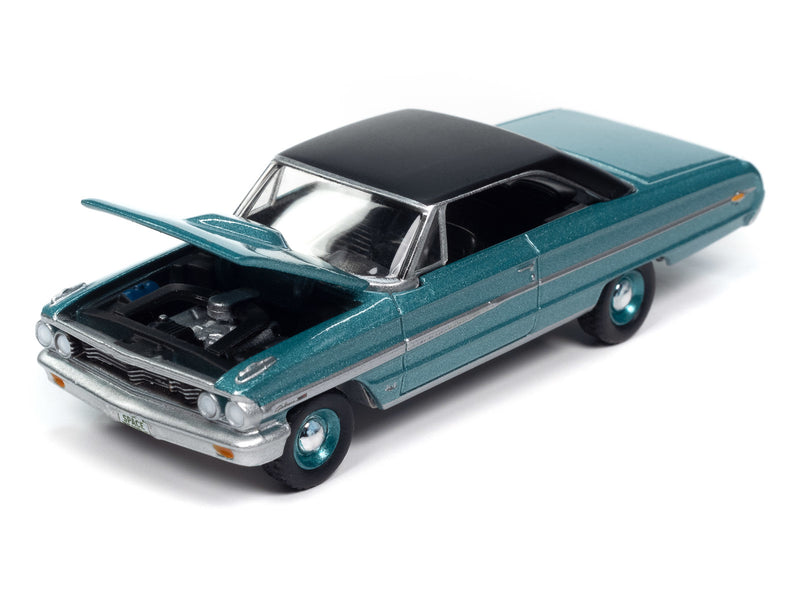 1964 Ford Galaxie 500 Green Auto World Premium Series 6 1:64 Scale