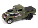 1941 Willys & 1933 Willys Pickup Black/Green Johnny Lightning Twin Pack 1:64 Scale 2024 Release 1