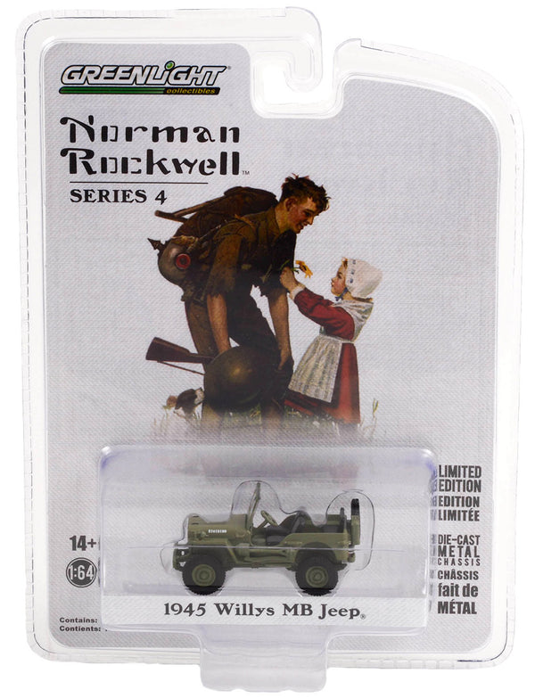 Norman Rockwell 54060-A 1945 Willys MB Jeep 1:64 Diecast