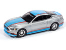 2017 Ford Mustang GT Petty's Garage Silver Auto World Premium 1:64 Scale