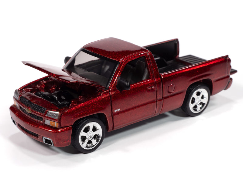 2005 Chevy Silverado SS Custom Red Auto World Premium 1:64 Scale