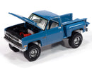 1981 Chevrolet Silverado 10 Blue Auto World Premium 1:64 Scale