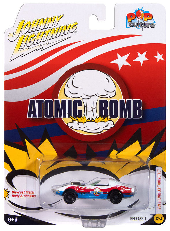 1969 Chevy Corvette "Atomic Bomb" Johnny Lightning Pop Culture 1:64 Scale