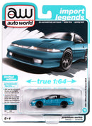 1991 Mitsubishi Eclipse GSX Blue Auto World Premium 1:64 Scale