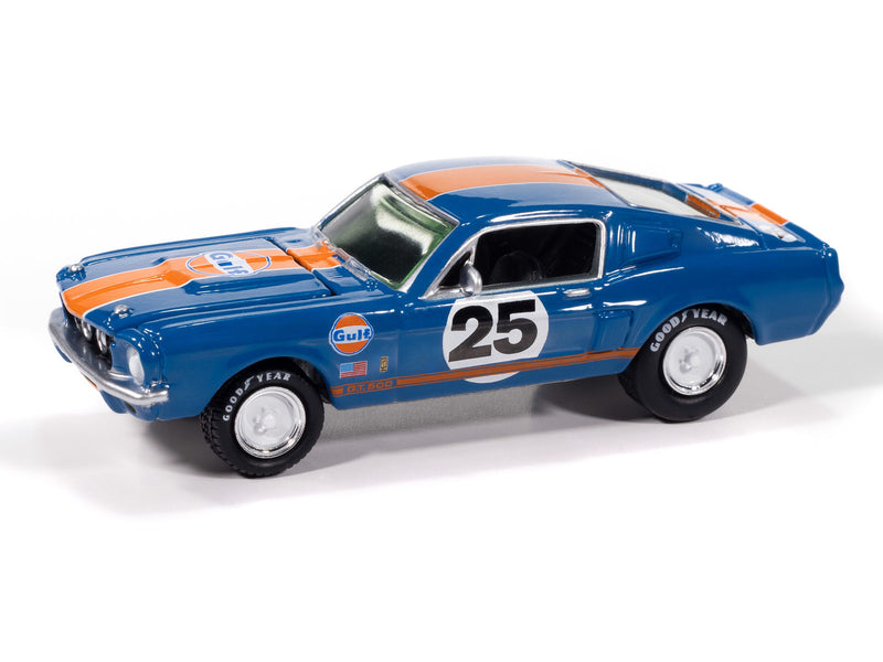1967 Shelby GT-500 Gulf Oil Dark Blue Johnny Lightning Muscle Cars 1:64 Scale