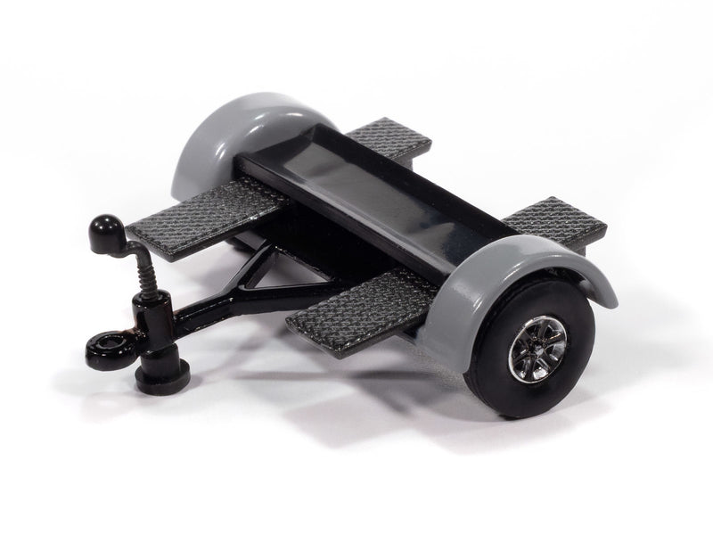 Jeep Cherokee XJ & Tow Dolly-Black Johnny Lightning Tow & Go 1:64 Scale