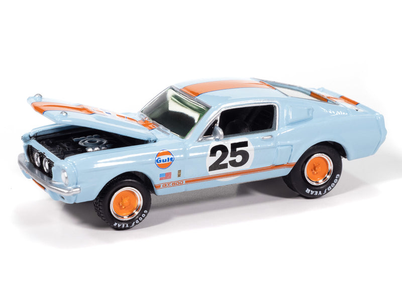 1967 Shelby GT-500 Gulf Oil Light Blue Johnny Lightning Muscle Cars 1:64 Scale