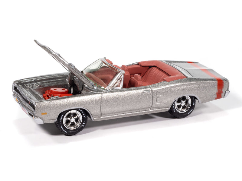1969 Dodge Coronet R/T Silver Johnny Lightning Muscle Cars 1:64 Scale