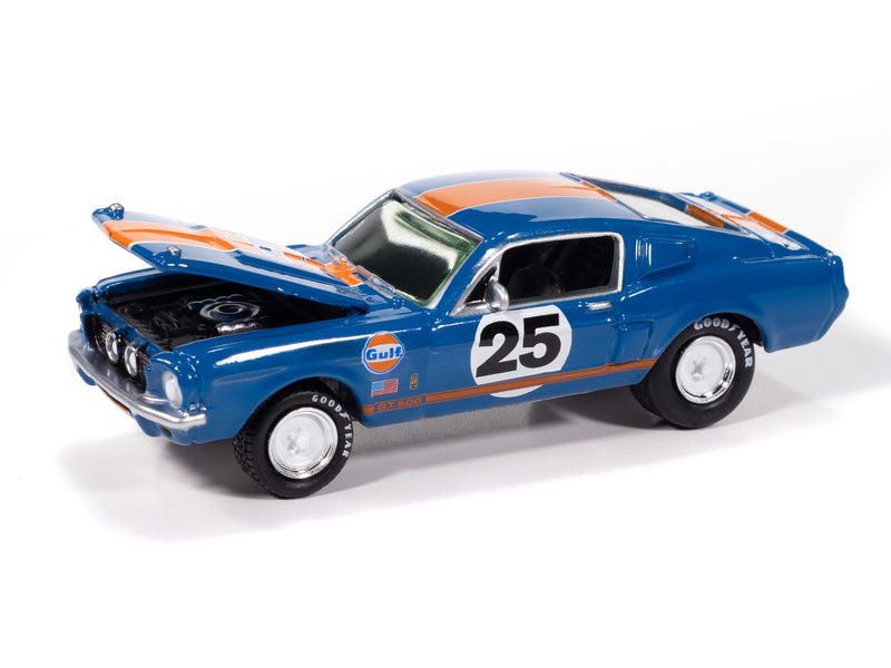 1967 Shelby GT-500 Gulf Oil Dark Blue Johnny Lightning Muscle Cars 1:64 Scale