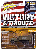 WWII GMC CCKW 6x6 Troop Carrier EU Johnny Lightning Metal of Valor 1:64 Scale
