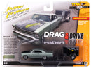 1967 Chevy II Nova & Enclosed Trailer-Car Johnny Lightning Tow & Go 1:64 Scale