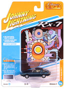 1985 Mazda RX-7 Blue Johnny Lightning Classic Gold 1:64 Scale 2025 R2