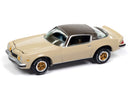 1975 Chevrolet Camaro Cream Johnny Lightning Classic Gold 1:64 Scale
