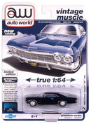 1965 Chevrolet Impala Blue Auto World Premium 1:64 Scale