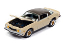 1975 Chevrolet Camaro Cream Johnny Lightning Classic Gold 1:64 Scale