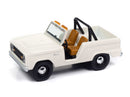 1967 Ford Bronco White Johnny Lightning Classic Gold 1:64 Scale