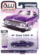 1961 Dodge Phoenix Purple Auto World Premium 1:64 Scale