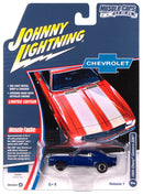 1969 Chevy Camaro Z28 Blue Johnny Lightning Muscle Cars USA 1:64 Scale