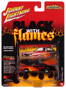 1974 Pontiac GTO Orange Flames Johnny Lightning Street Freaks 1:64 Scale