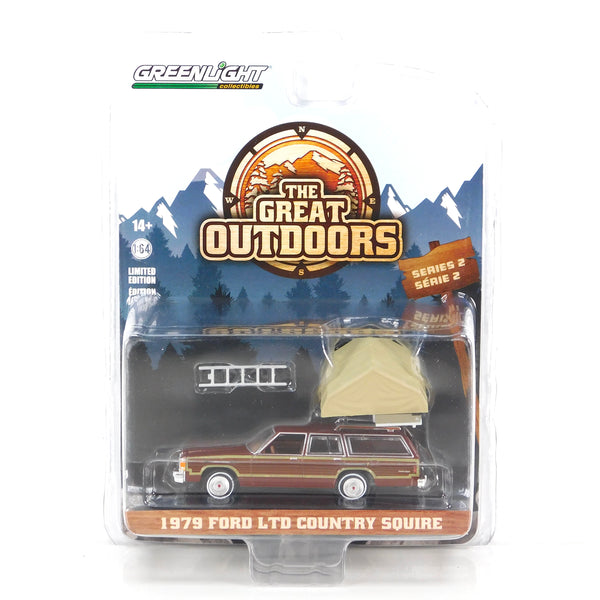 The Great Outdoors 38030C 1979 Ford LTD Country Squire 1:64 Diecast