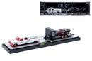Chase 1987 Ford F-350 Truck & 1966 Ford GT40 MK2 M2 Machines 1:64 Scale Coca-Cola