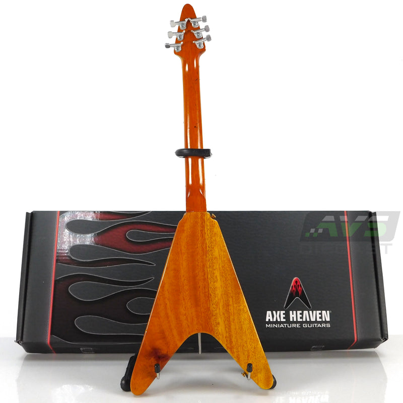 Axe Heaven Flying V Style Guitar (No Gibson Logos) Miniature Guitar FV327