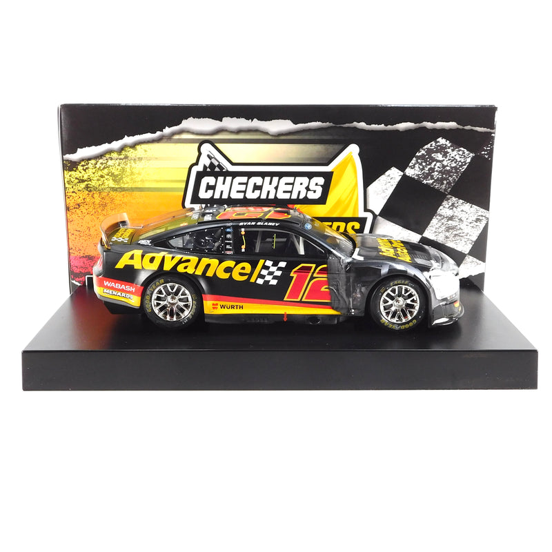 Ryan Blaney 2022 Advance Auto Parts Daytona Checkers or Wreckers 1:24 Nascar Diecast