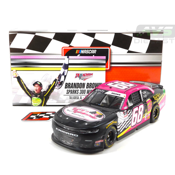 *PRE-Owned* Brandon Brown 2021 Original Larry's Hard Lemonade Talladega Win 1:24 Nascar Diecast