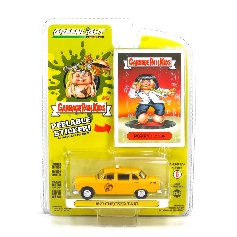 Garbage Pail Kids 54100A Poppy Fiction 1977 Checker Taxicab 1:64 Diecast