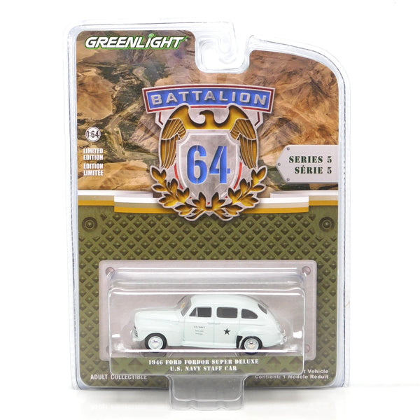 1946 Ford Fordor Super Deluxe U.S. Navy 1:64 Diecast Battalion 64