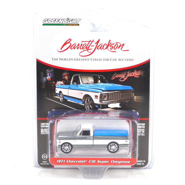 Chase Barrett-Jackson 37310E 1971 Chevrolet C10 Super Cheyenne Custom 1:64 Diecast