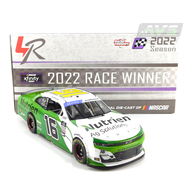 *Pre-Owned* AJ Allmendinger 2022 Nutrien AG Solutions COTA Win 1:24 Nascar Diecast