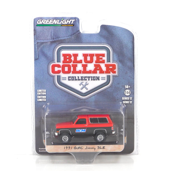 Blue Collar 35260D 1991 GMC Jimmy SLE B&M Racing 1:64 Diecast