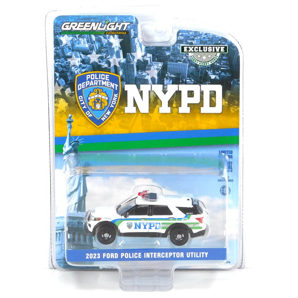 Hobby Exclusive 30500 2023 Ford Police Interceptor Utility NYPD 1:64 Diecast