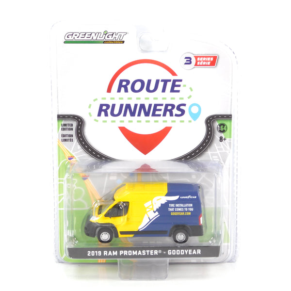 Route Runners 53030-E 2019 Ram ProMaster 2500 Goodyear 1:64 Diecast