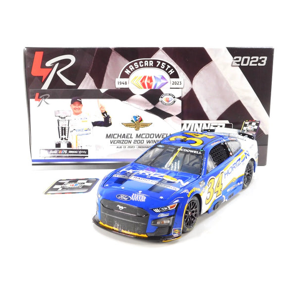 Michael McDowell 2023 Horizon Hobby Indy Road Course Win 1:24 Nascar Diecast