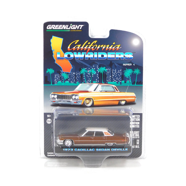 California Lowriders 63050-E 1973 Cadillac Sedan deVille 1:64 Diecast
