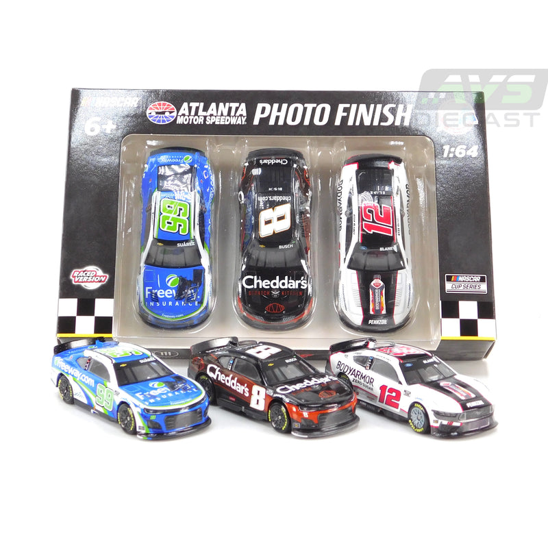 Daniel Suarez Kyle Busch Ryan Blaney Atlanta 2024 3 Car Set 1:64 Nascar Diecast